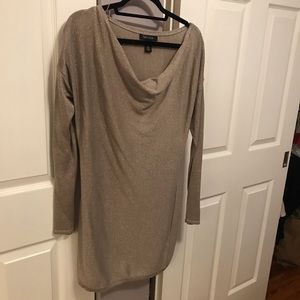 White House black market champagne sparkle sweater